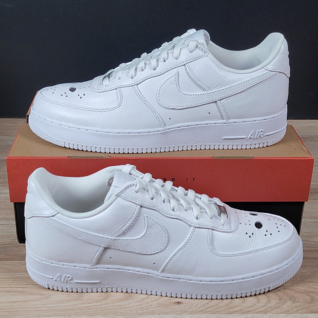 Nike Air Force 1 Low Retro Qs Jason Vorhees Shoes Size 13 Mens White Ib4025-100